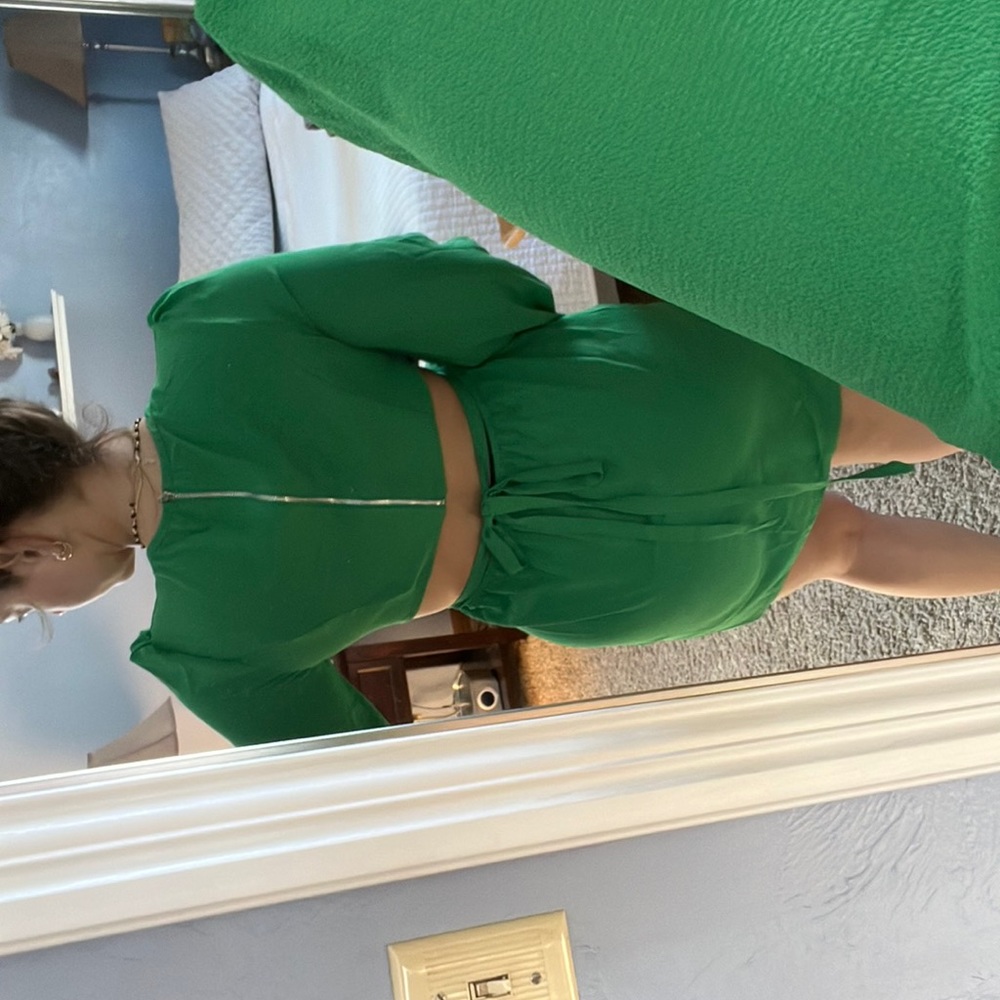 Green long sleeve dress - Picture 4 of 4